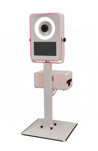 Fotobox LED Tower mit Druckflat