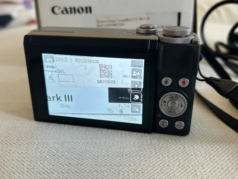 Canon PowerShot G7X G7 X Mark III 3 Kamera tiktok vlog silber