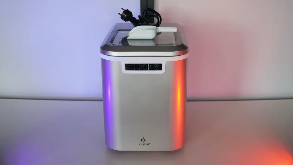 2,2L Eiswürfelmaschine Eiswürfelbereiter Eiscrasher