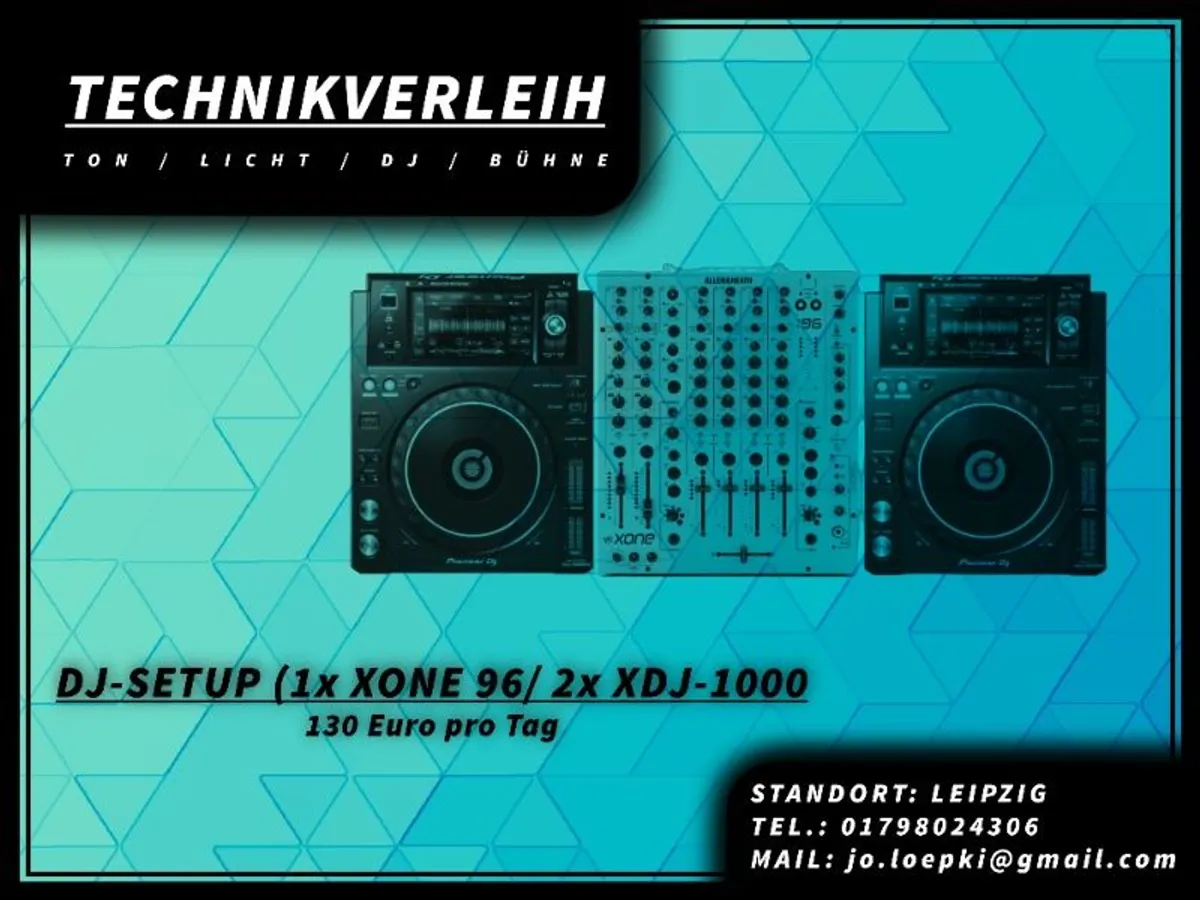 DJ-Setup (XDJ-1000MK2/ Xone 96 Set)