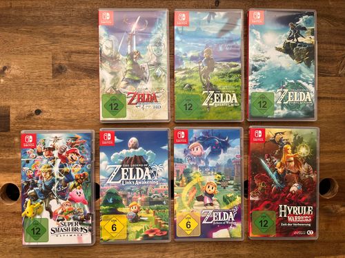 Nintendo Switch OLED mit 16 Spielen