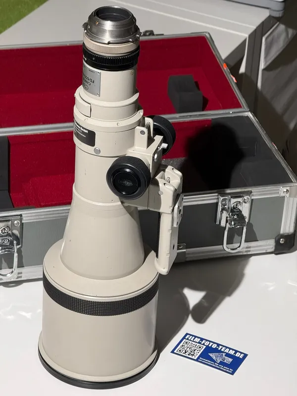 Canon FD 600mm 1:4.5 ARRI PL-Mount Cine Mod mit Griffstütze – High-End Teleobjektiv für Filmproduktionen mieten