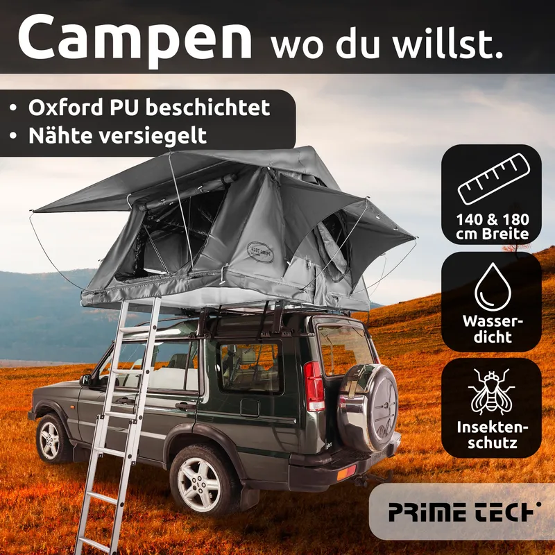 Dachzelt "Wasteland  XXL" von PureCamping MIETEN, ab 32€ / Tag