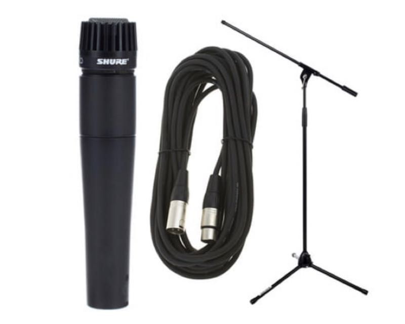 Instrument Microphone Shure SM57 LC + Stand + 10M Cable