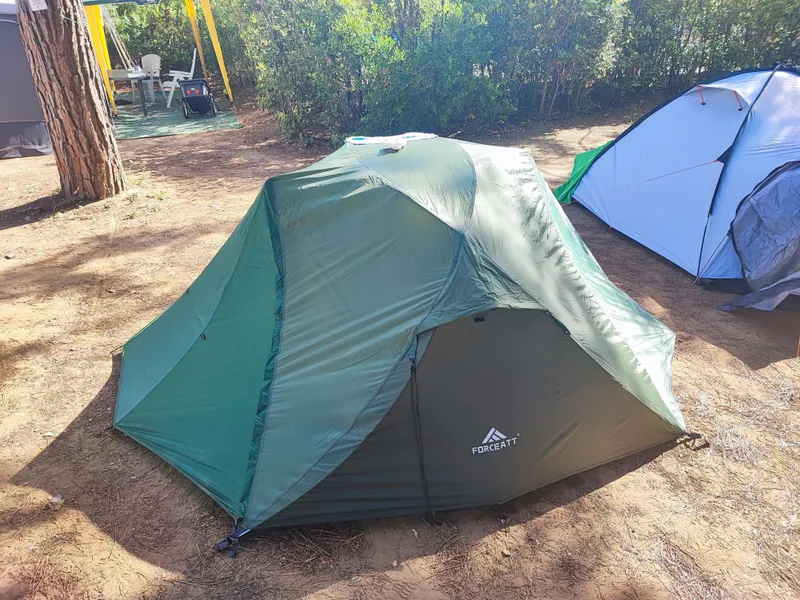 2 Mann Zelt mit Stauraum