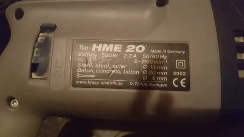 Bohrhammer Kress/Hammer drill/Перфоратор