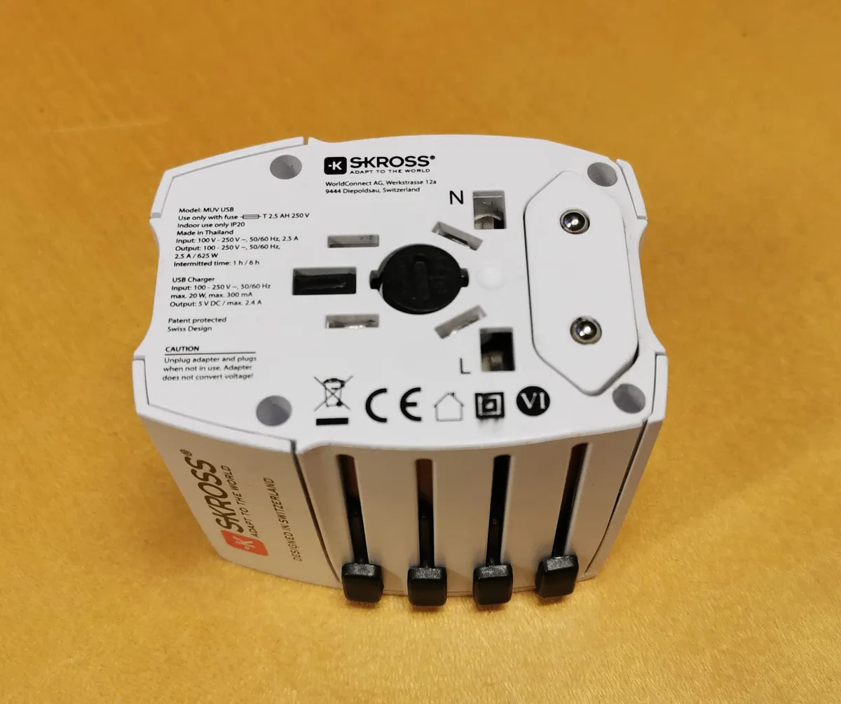 Reiseadapter SKROSS Reisestecker USM