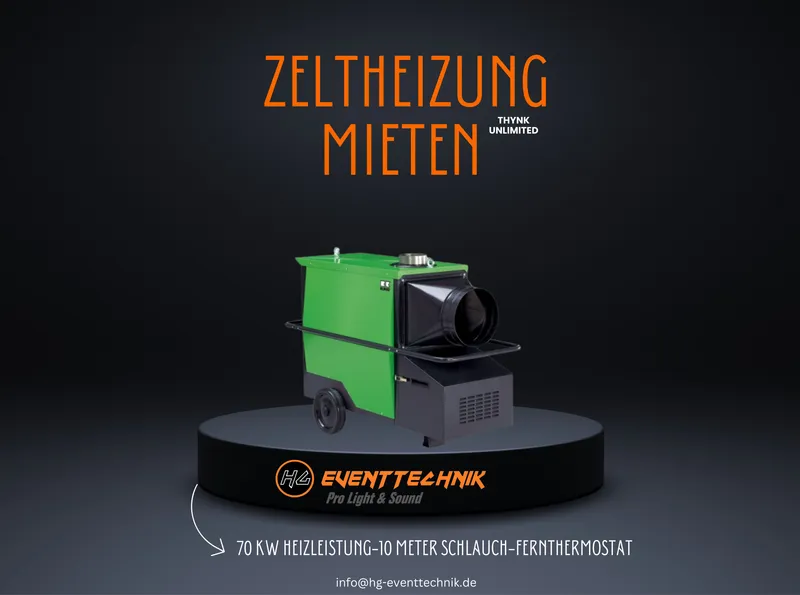 Heizkanone, Zeltheizung