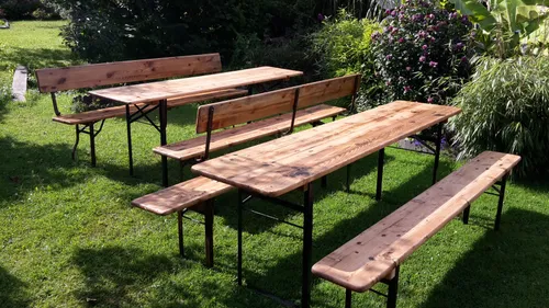 Festzeltgarnitur 1 Tisch und 2 Bänke ab 12€ / Tag MIETEN