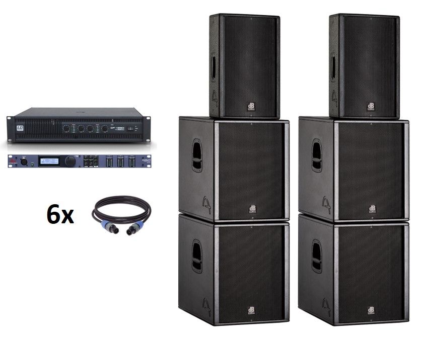 Musikanlage Tonanlage "XXL" leihen mieten Verleih Beschallung PA