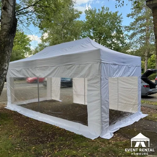 Profi-Pavillon, Zelt 3x6m weiß