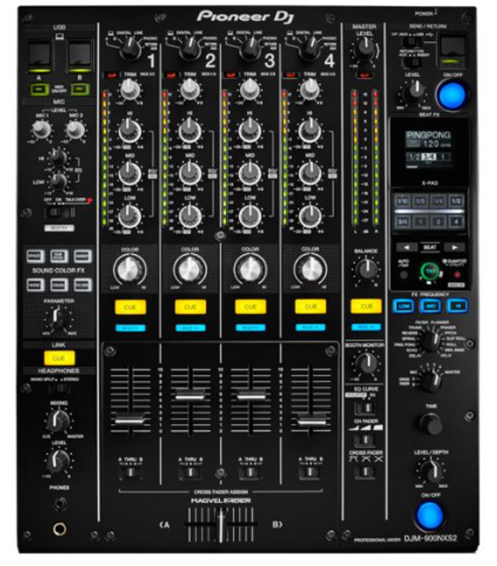 2x Pioneer DJ DJM 900 NXS2 / Professionelles DJ Mischpult / Clubmixer