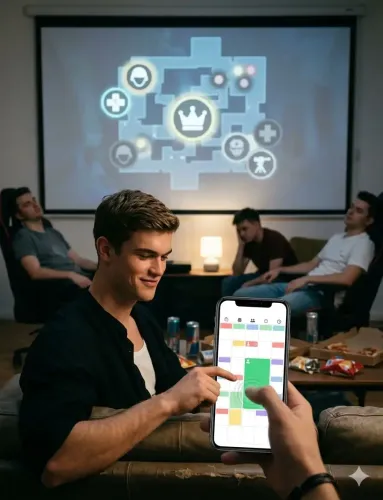 Beamer mieten für LAN-Party – 120-Zoll Spectator-Screen an der Wand, Valorant live übertragen
