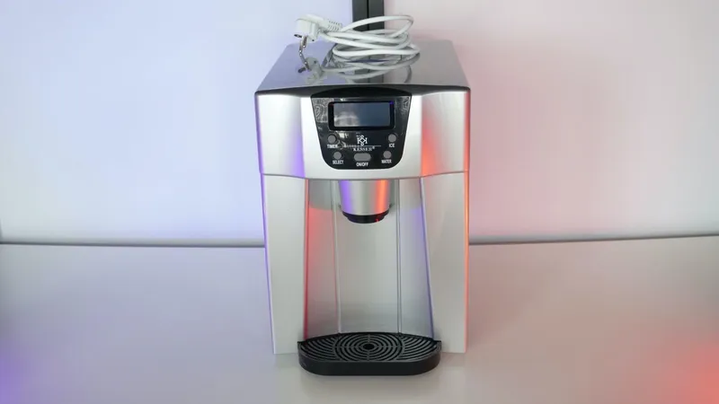 2L Eiswürfelmaschine Eiswürfelbereiter Eiscrasher