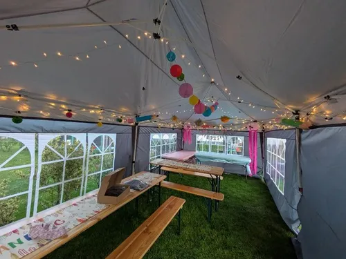 Pavillon 3x6m zu vermieten * stabil * wetterfest * kinderleichter Aufbau