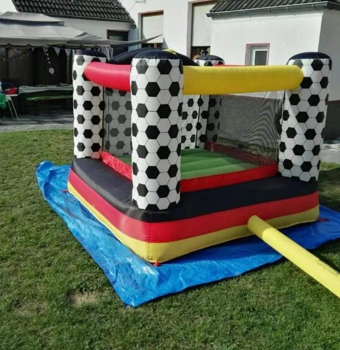 Mini Hüpfburg Fussball für Indoor/Outdoor, Kindergeburtstag