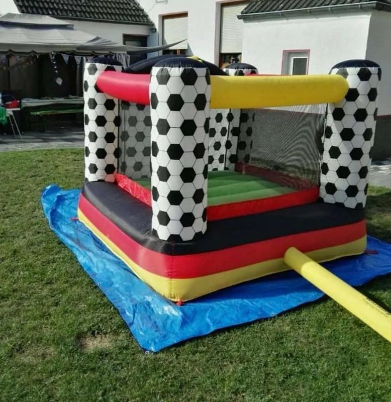Mini Hüpfburg Fussball für Indoor/Outdoor, Kindergeburtstag