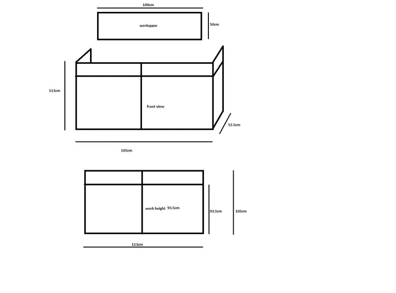 Vonyx DB4 Pro faltbarer DJ Tisch mieten leihen Verleih Booth