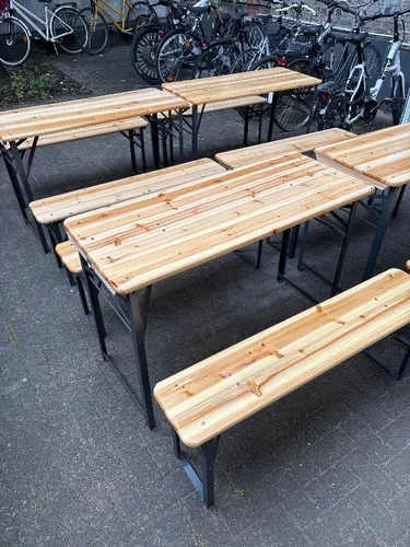 6 Bierzeltgarnituren zur Miete für Partys Biertisch