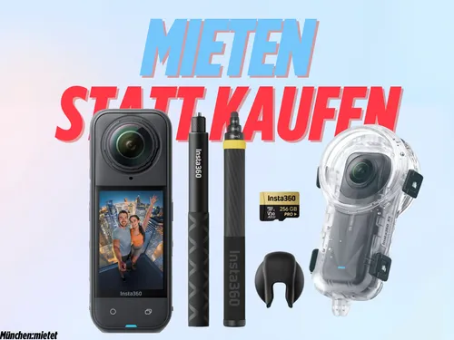 Insta 360 x5 Kamera | nur 90€/Monat | Bundle | inkl. Zubehör