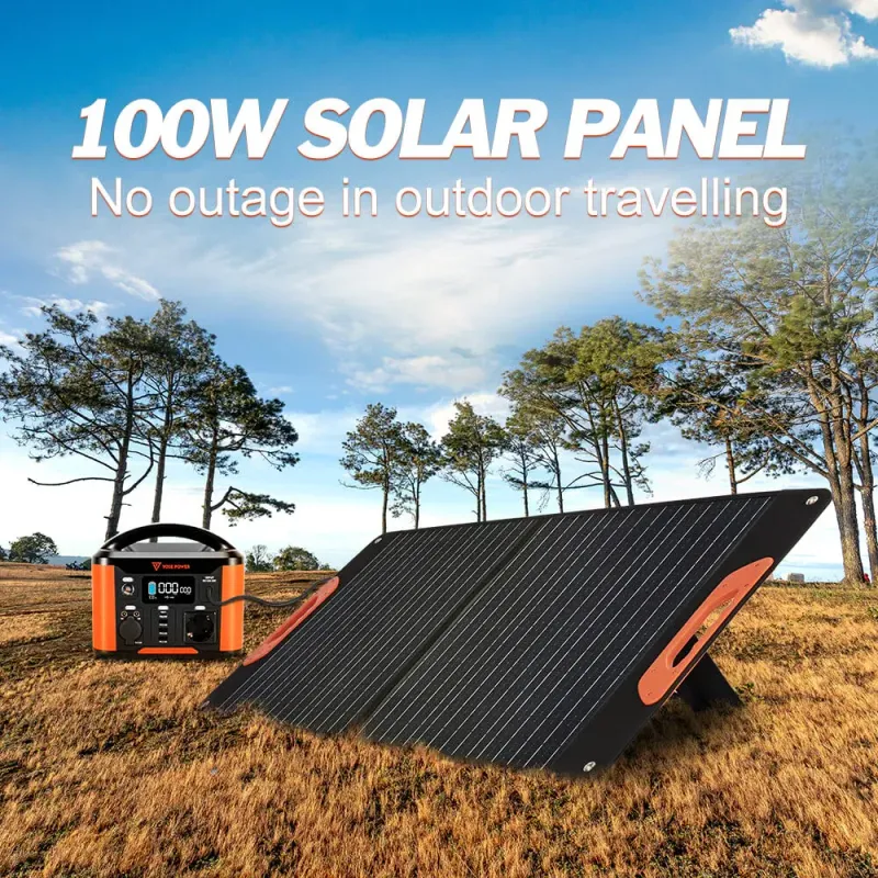 Powerstation inkl. Solarpanel - perfekt für Festivals & Camping