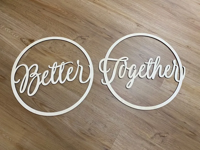 Stuhlschilder / Hochzeit / Feier