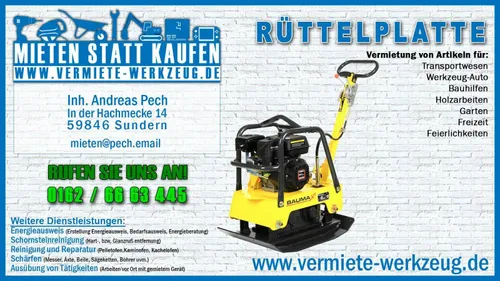 Rüttelplatte Verdichter Flächenrüttler Vibrationsplatte