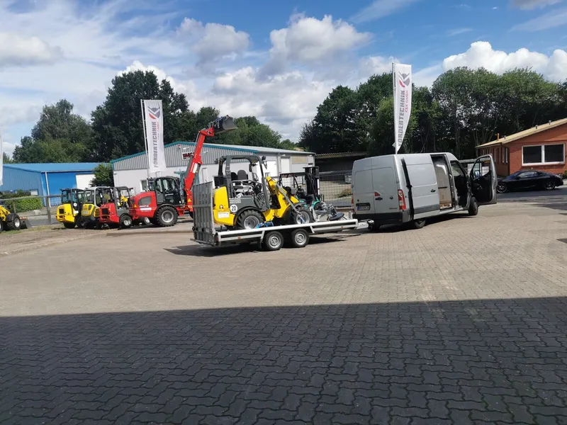 Baumaschinenanhänger, PKW-Anhänger Hulco 3-3,5 to