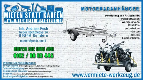 Motorradanhänger Zweiradanhänger