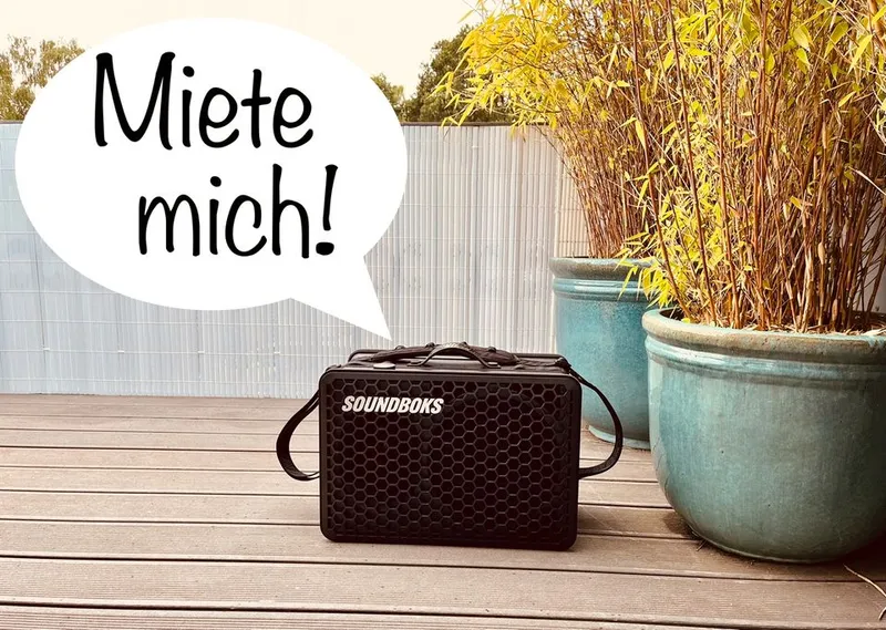 ⚡️ Soundboks GO mieten | Bluetooth Box Lautsprecher leihen ⚡️