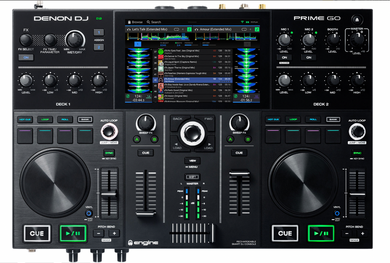 Mieten | Leihen Denon DJ Prime GO 2 Kanal Controller (Akku) 