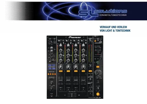 Pioneer DJM-850 DJ Mixer