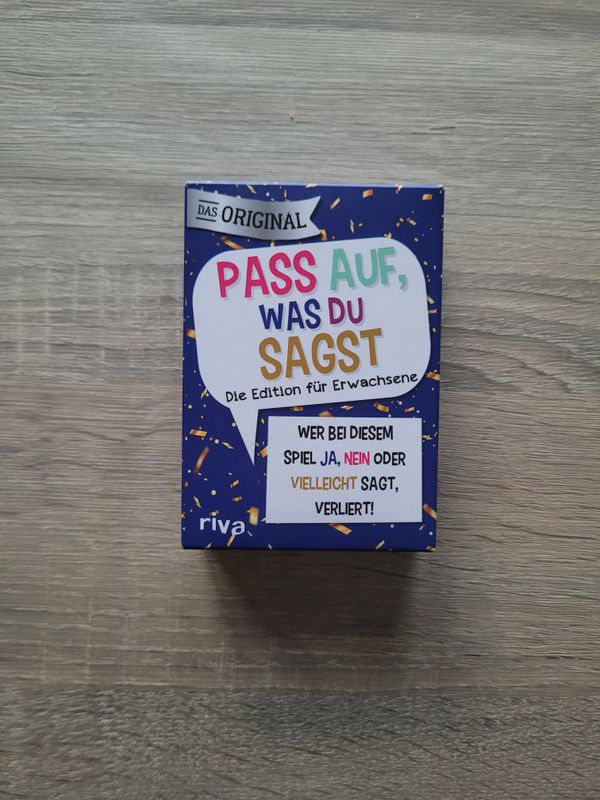 Pass auf, was du sagst - Die Edition für Erwachsene -  Partyspiel