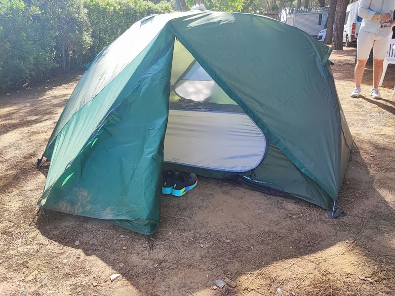 2 Mann Zelt mit Stauraum