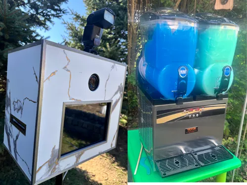 Sommer-Party Sparpaket: Slushie-Maschine + Fotobox
