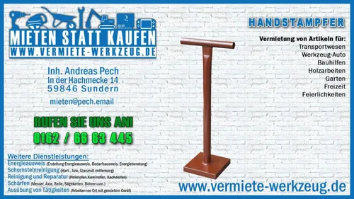 Betonstampfer Handstampfer Bodenverdichter Erdstampfer