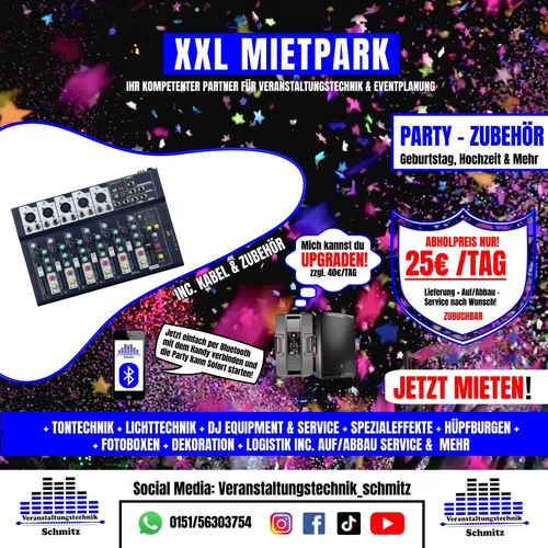 Weymic Mixer | 7-Kanal + Bluetooth