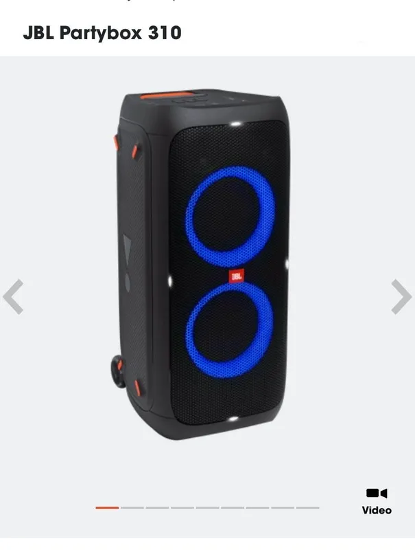 JBL Partybox 310 Musikanlage Musikbox Feiern Party 