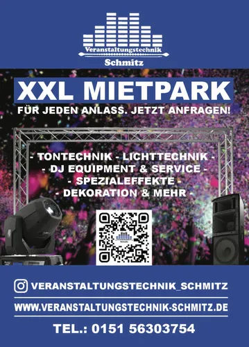DJ + Musikanlage +Partybeleuchtung Mieten Für Weihnachtsfeiern & Alle Arten von Events 