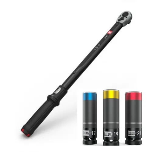 INBUS® - INBUS® 73967 Drehmomentschlüssel 1/2" (40–200 Nm, Links- & Rechtsanzug)