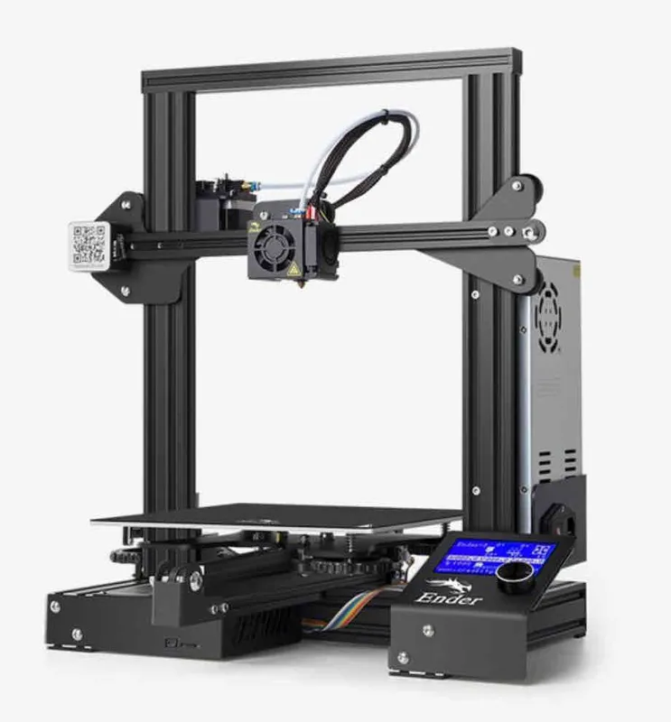 CREALITY Ender 3 mit Glas-Druckplatte - 3D Drucker