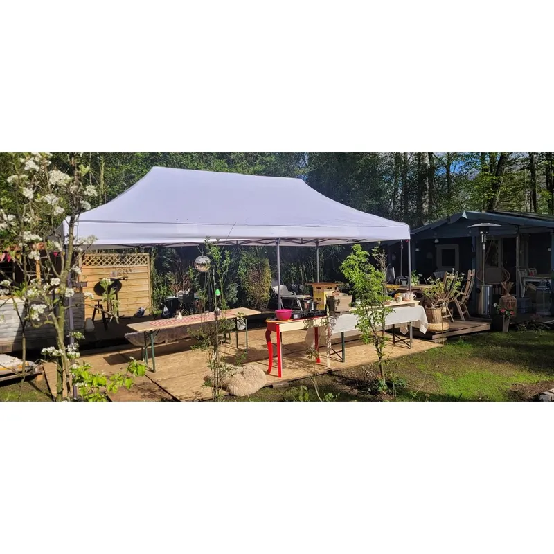 3x6m Faltzelt + Seiten Faltpavillon Partyzelt Bierzelt