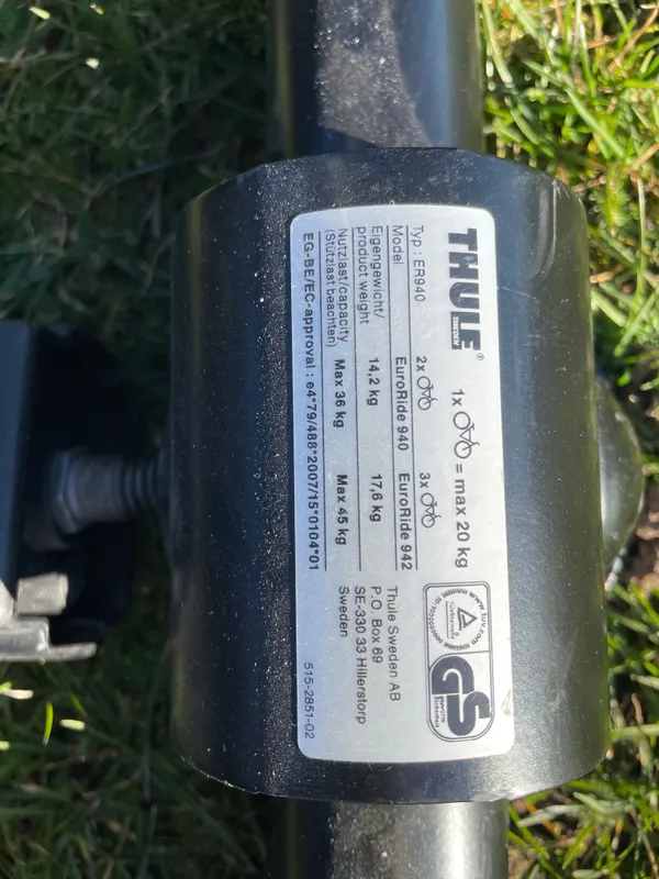 Thule Fahrradträger Heckträger Atera/uebler