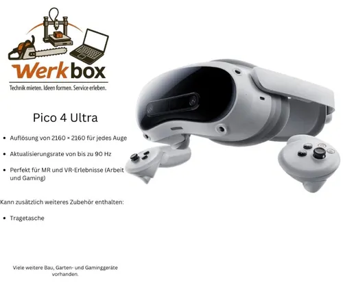 Pico 4 Ultra VR Brille wie Meta Quest, HTC, Steam und Dream virtual Reality