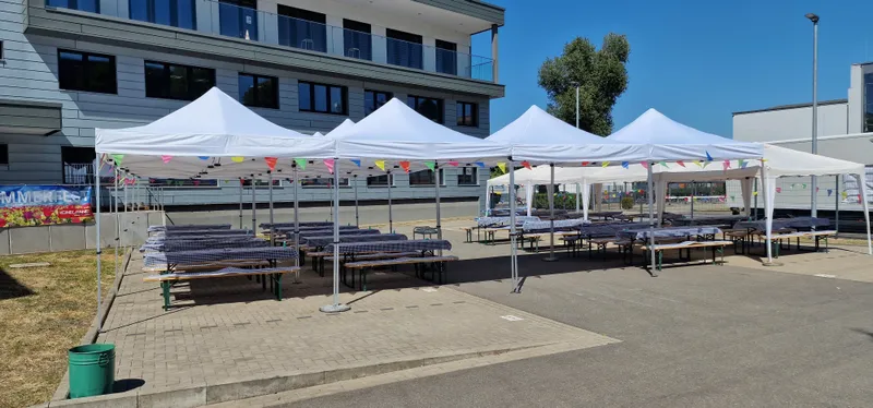 Faltzelt light 3m x 3m Weiß 9 m²