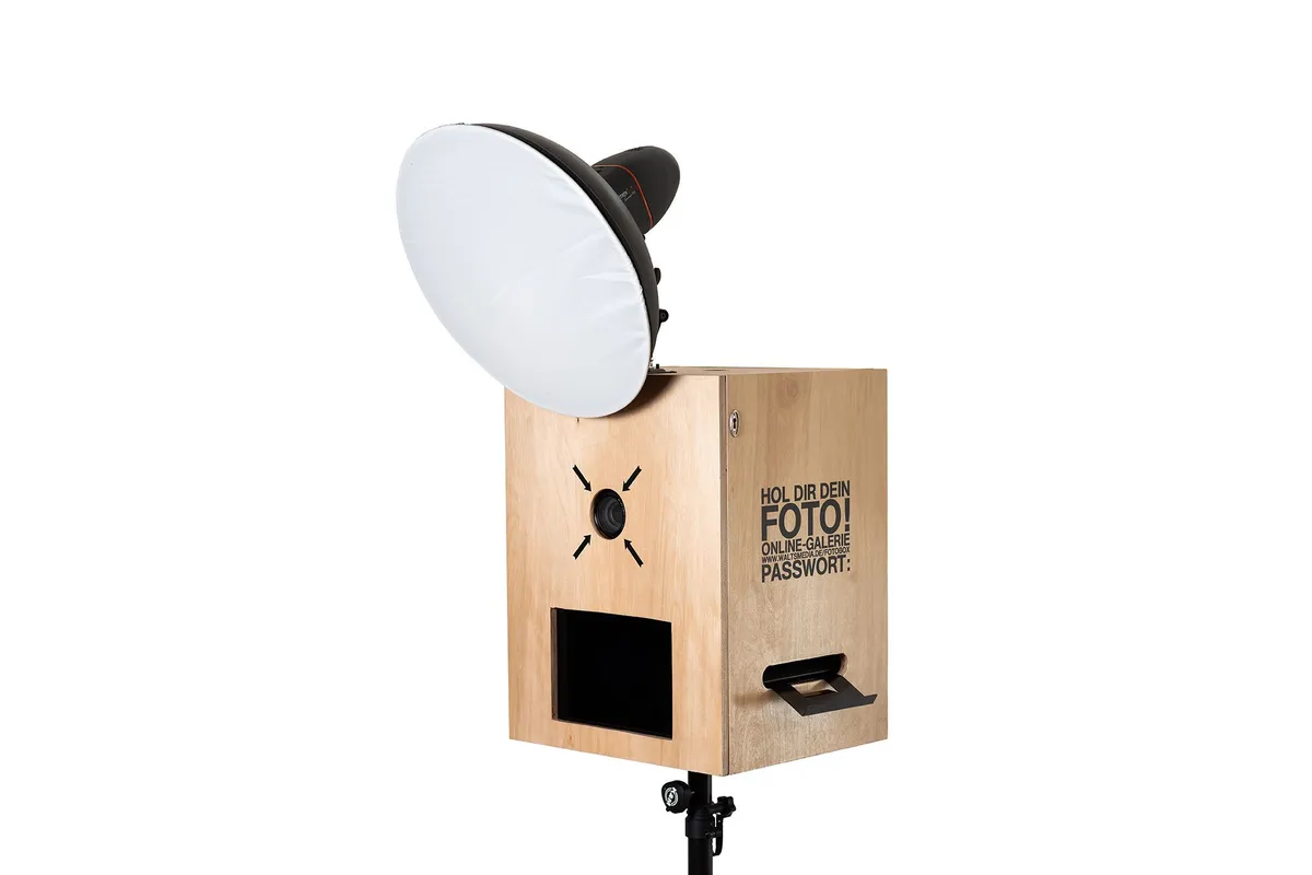 Premium Fotobox inkl. Druck Photobooth in Berlin Brandenburg OHV zur Miete