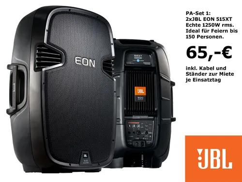 PA-Anlagen, Musikanlagen, Veranstaltungstechnik, Lautsprecher ✪ MIETEN ✪ VERLEIH ✪ RENATL ✪ BERLIN