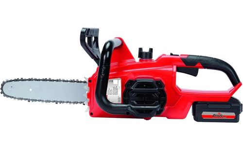 Grizzly Tools Akku Kettensäge AKS 2040-25 Lion Set incl. 20V 4 Ah Akku und Ladegerät (25 cm Schnittlänge)