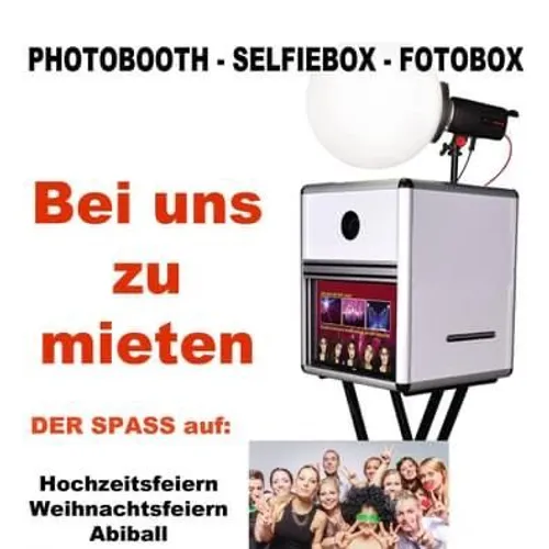 Fotobox / Selfiebox / Photobooth zu vermieten