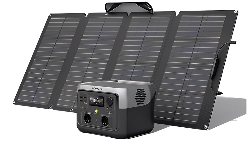 Powerstation ECOFLOW river 2 max + SOLARPANEL | 512 Wh | Outdoor, Camping, Festival